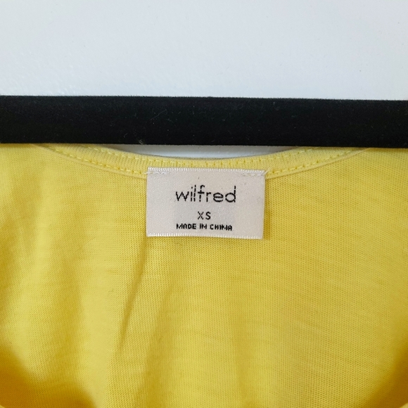 Aritzia Wilfred Tank Size XS Yellow - Picture 2 of 3